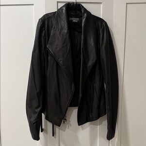 Vince XS Women's Black Leather Jacket - Excellent condition